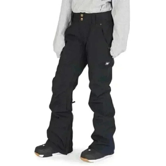 DC Viva 10K Womens XL Softshell Snowboard Pants Black Fleece Lined NEW - Picture 11 of 12